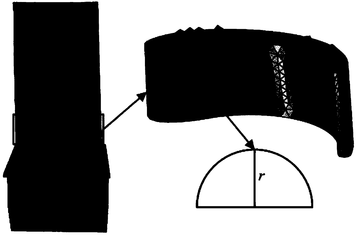 Method for analyzing damage tolerance of turbine blade interval