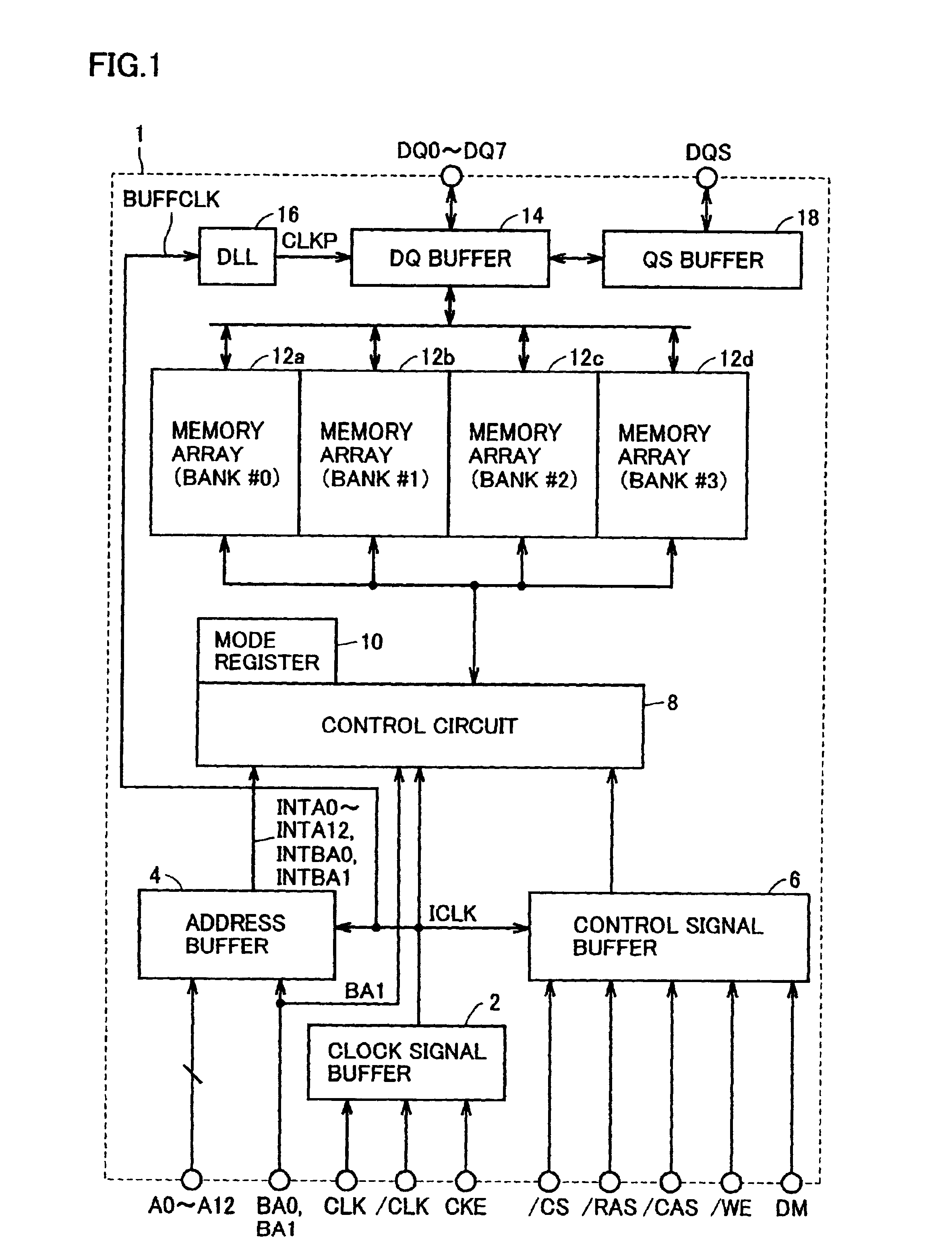 Semiconductor device with reduced terminal input capacitance