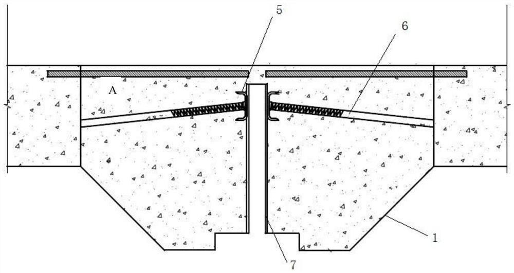 Large-section special deformation joint building method based on earthquake fracture zone