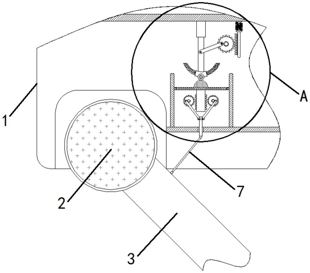 Automatic closing refrigerator door based on centrifugal force protection function