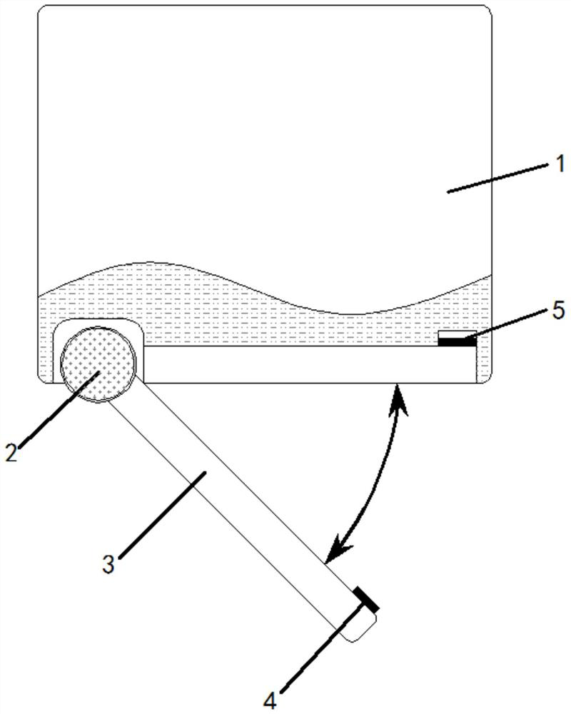 Automatic closing refrigerator door based on centrifugal force protection function