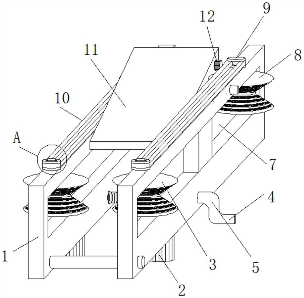 Clamping assembly of copper rod production line