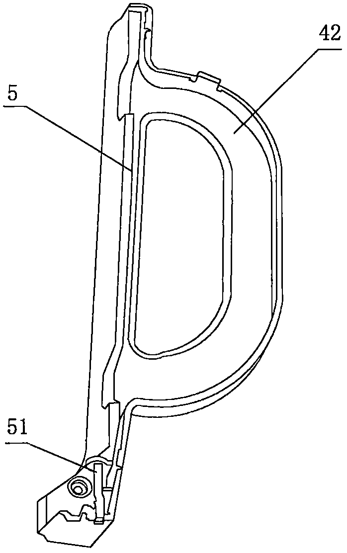 Novel stirring device facilitating installation