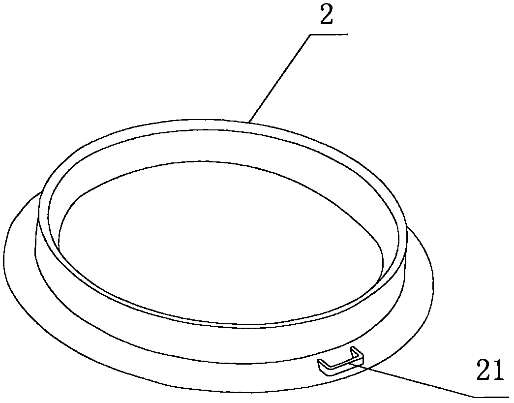 Novel stirring device facilitating installation