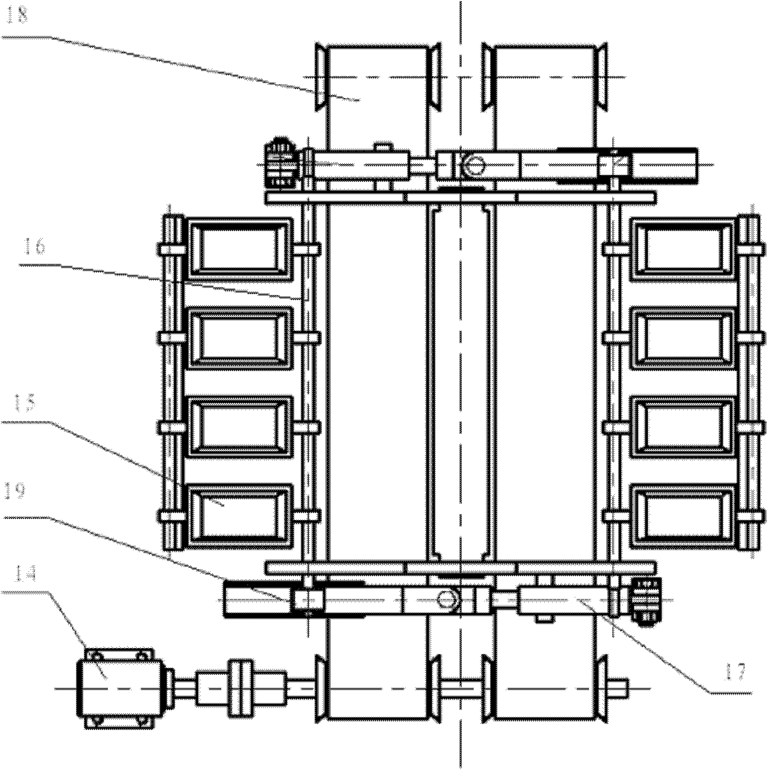 Automatic casting machine of cadmium ingot