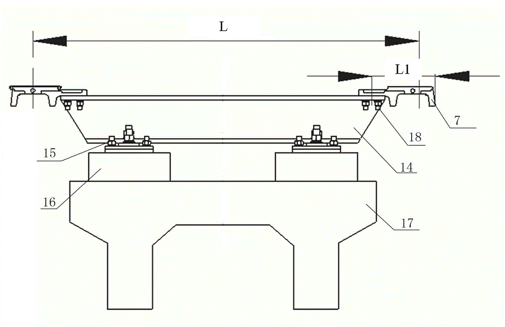 Device for machining F-shaped steel used in track skeleton for magnetic levitation train