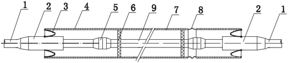 A replaceable ceramic or glass type sealed electrical penetration assembly