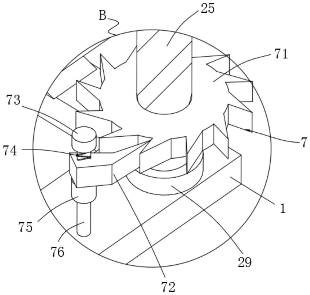 Truck rear axle housing multi-procedure machining clamp and clamping and using method