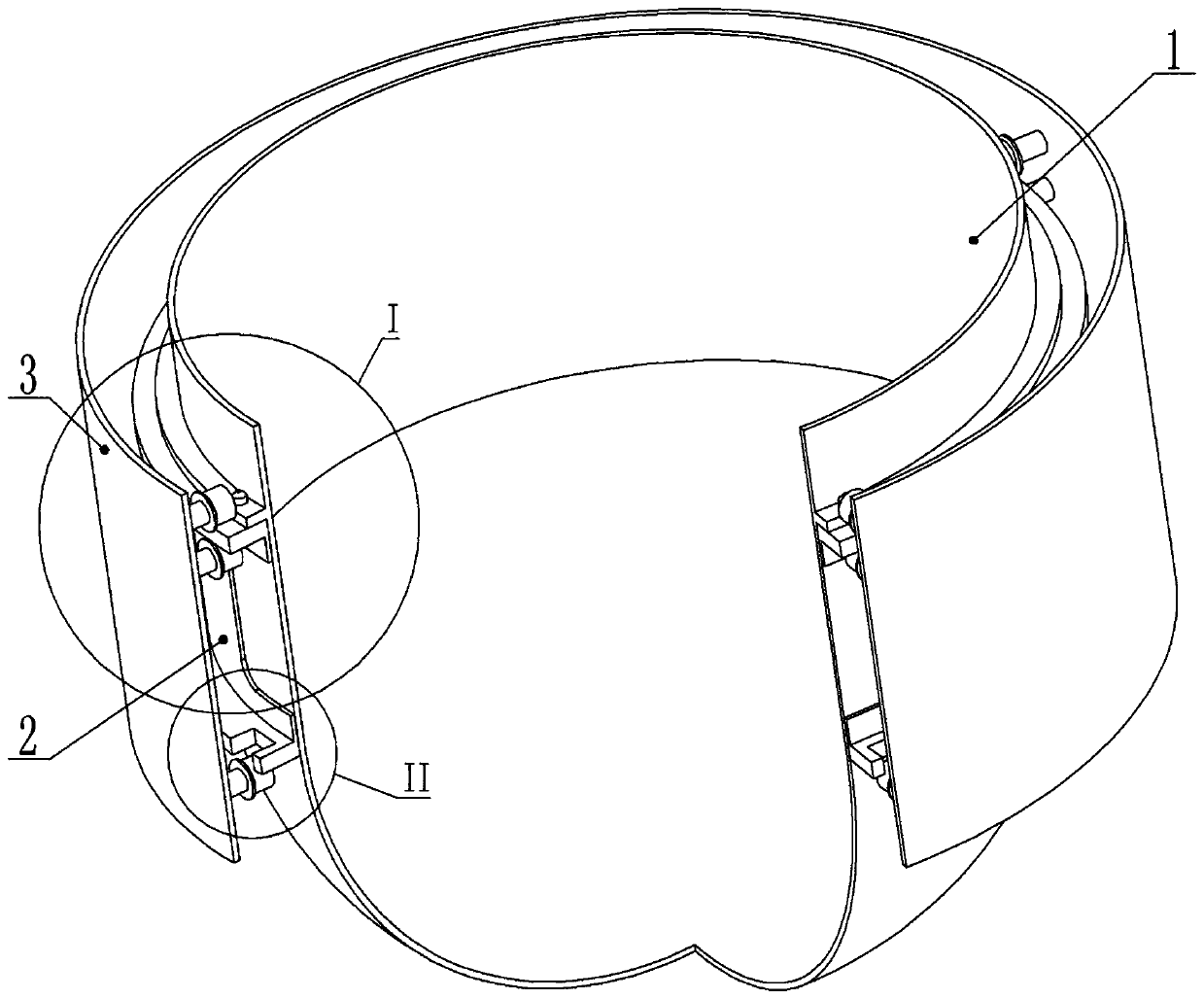 Pot body support device