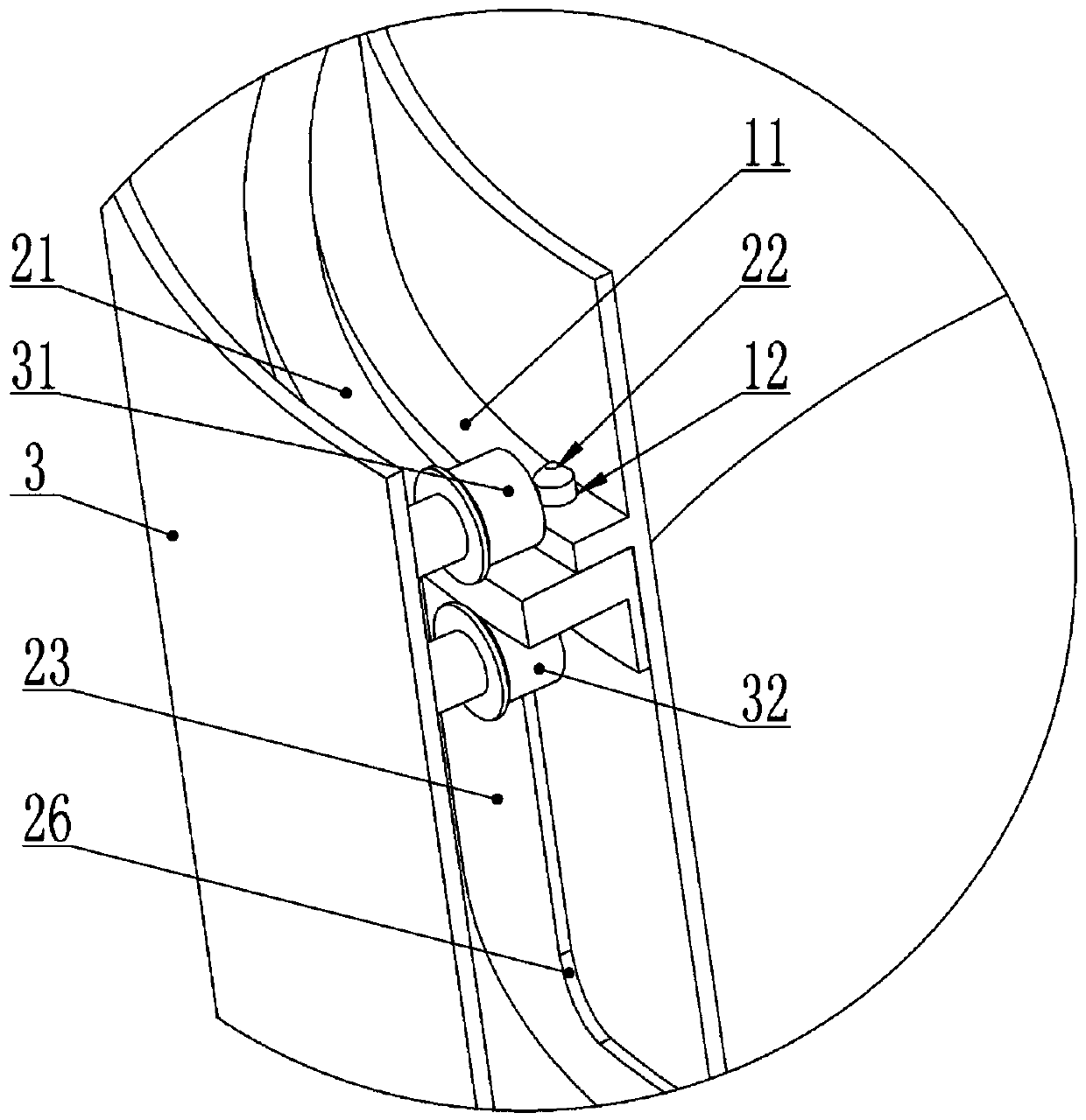 Pot body support device