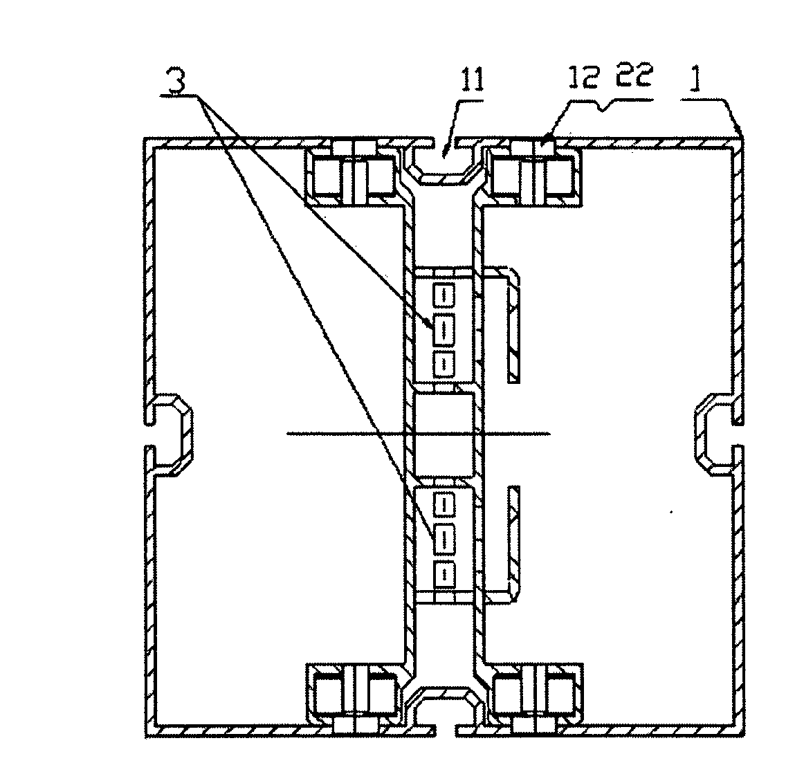 Split Mounting Type Square Column Assembly