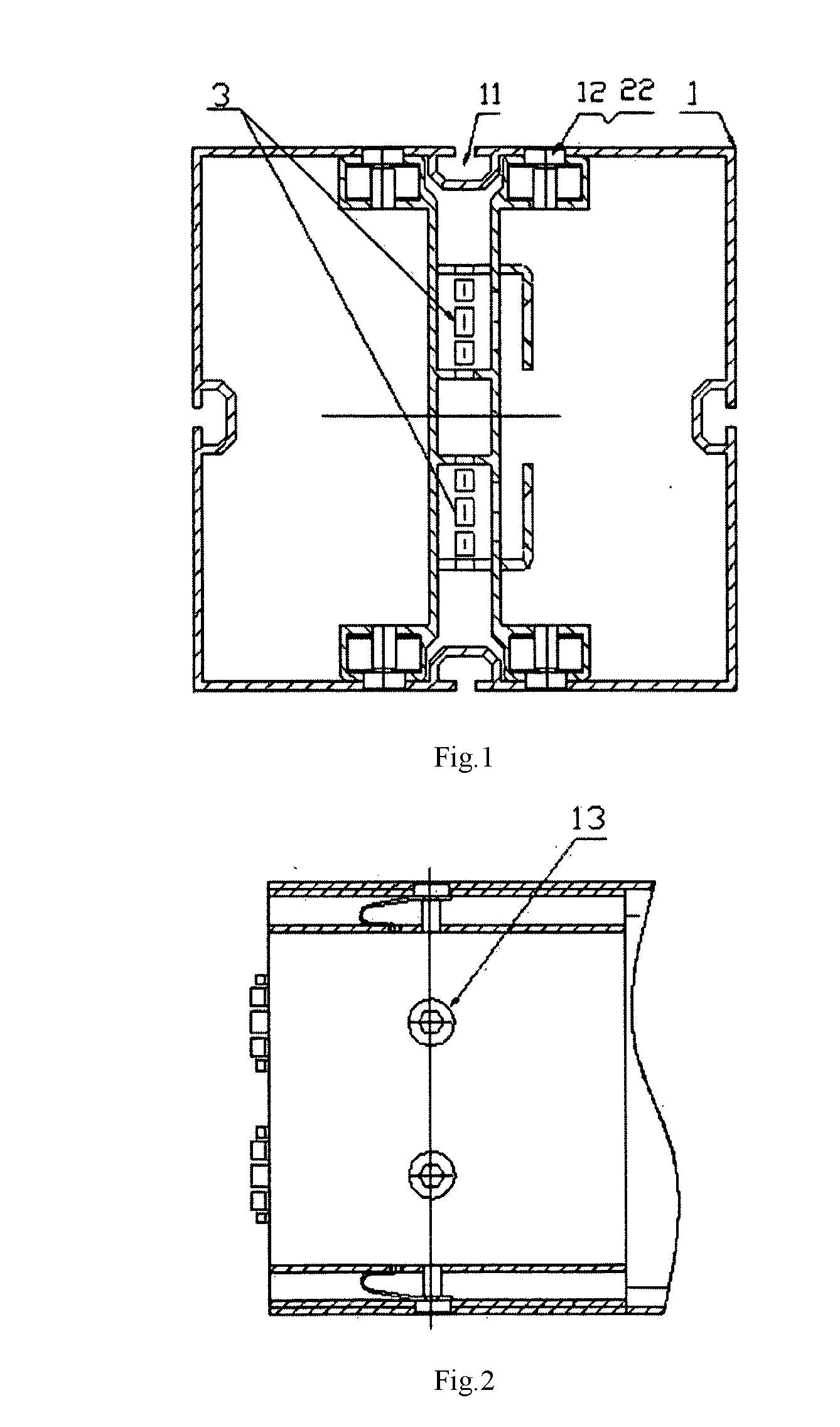 Split Mounting Type Square Column Assembly