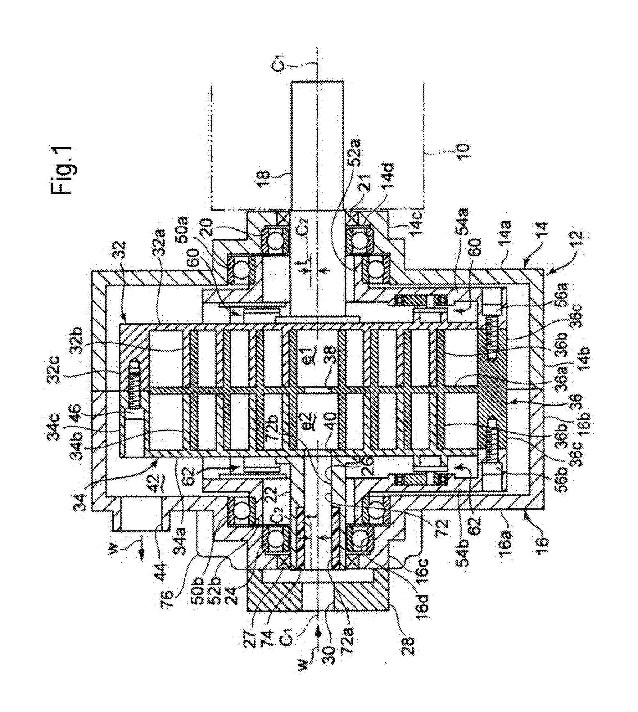 Double rotation type scroll expander and power generation apparatus including same