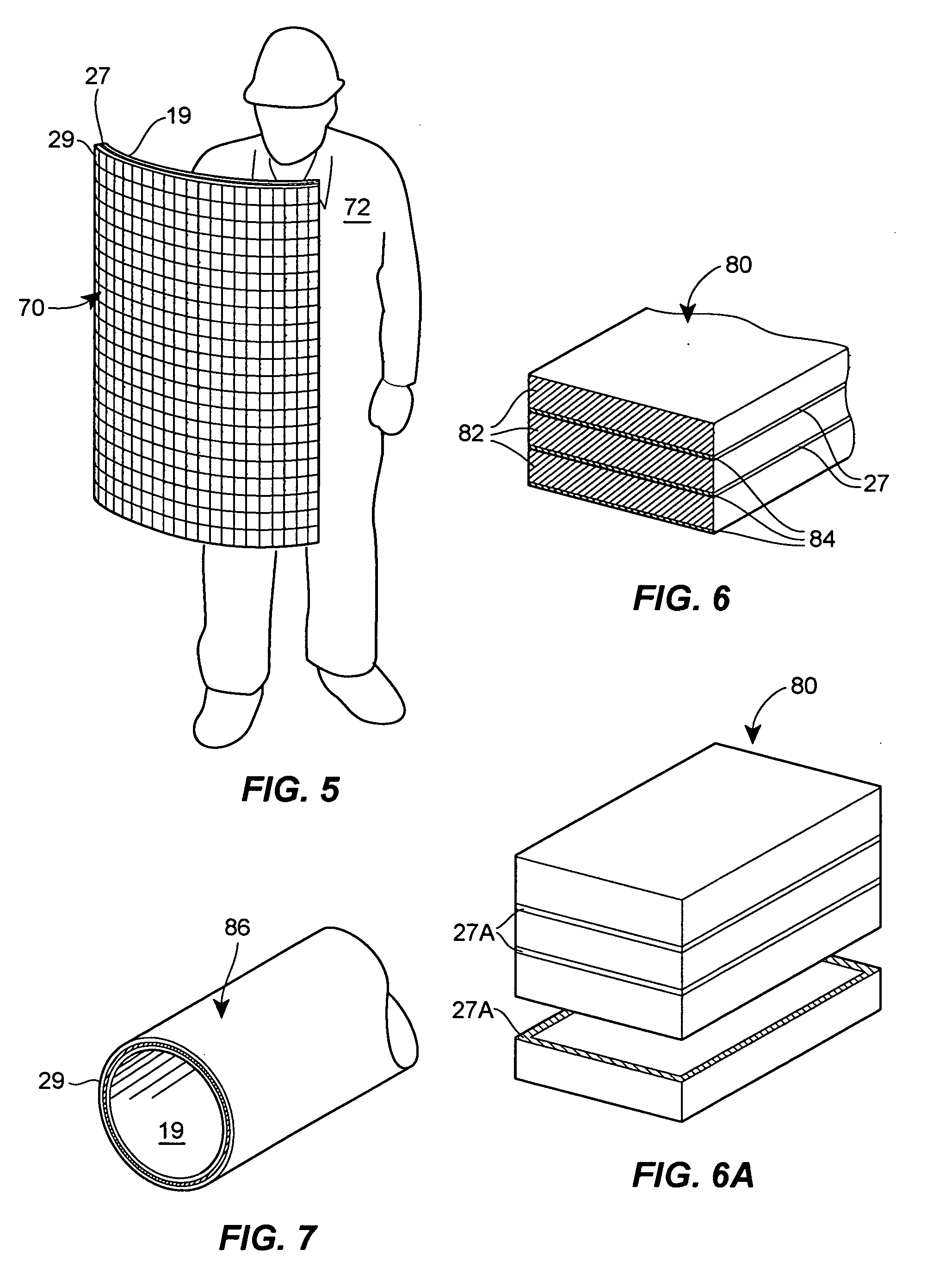 Basalt particle-containing articles for ballistic shield mats/tiles/protective building components