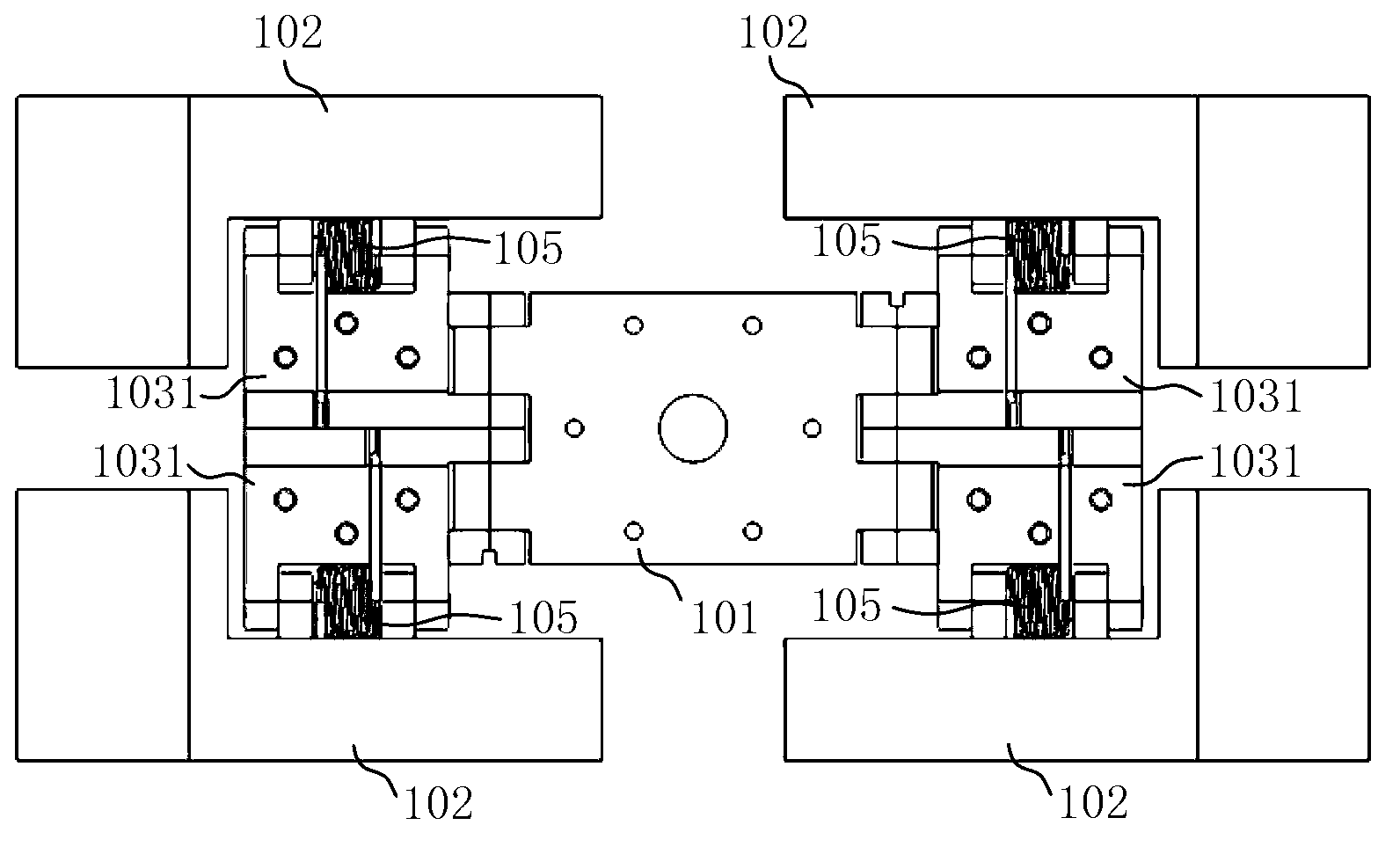 Multi-degree-of-freedom flexible foot plate for humanoid robot