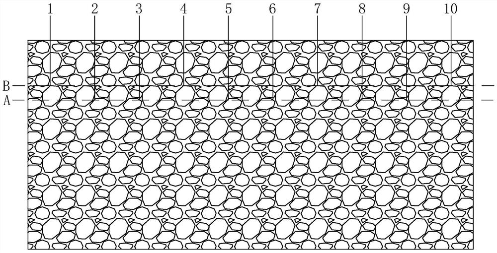 Method for measuring carbonization depth of concrete test piece