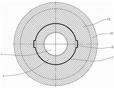 Spindle feeding device of double-plane grinding machine