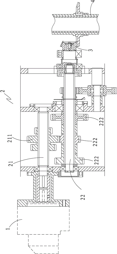 Main driving and speed-changing system of drilling machine as well as operating mechanism of the drilling machine