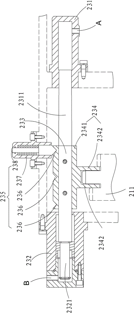 Main driving and speed-changing system of drilling machine as well as operating mechanism of the drilling machine