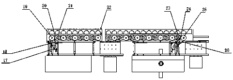 Device for packing and counting cylindrical bar materials