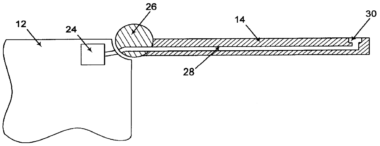 Portable speech communication apparatus with sound channel in swingable flip