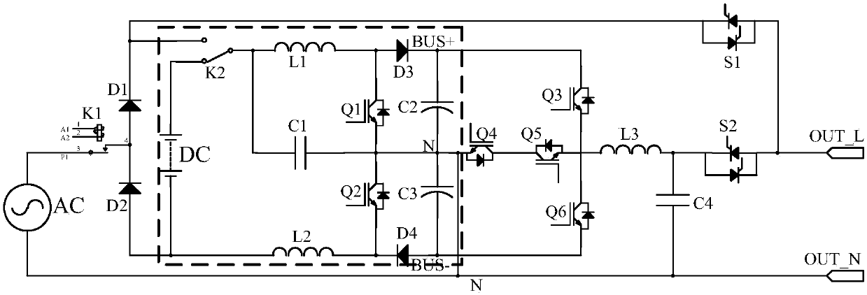 A control method and device for a DC converter