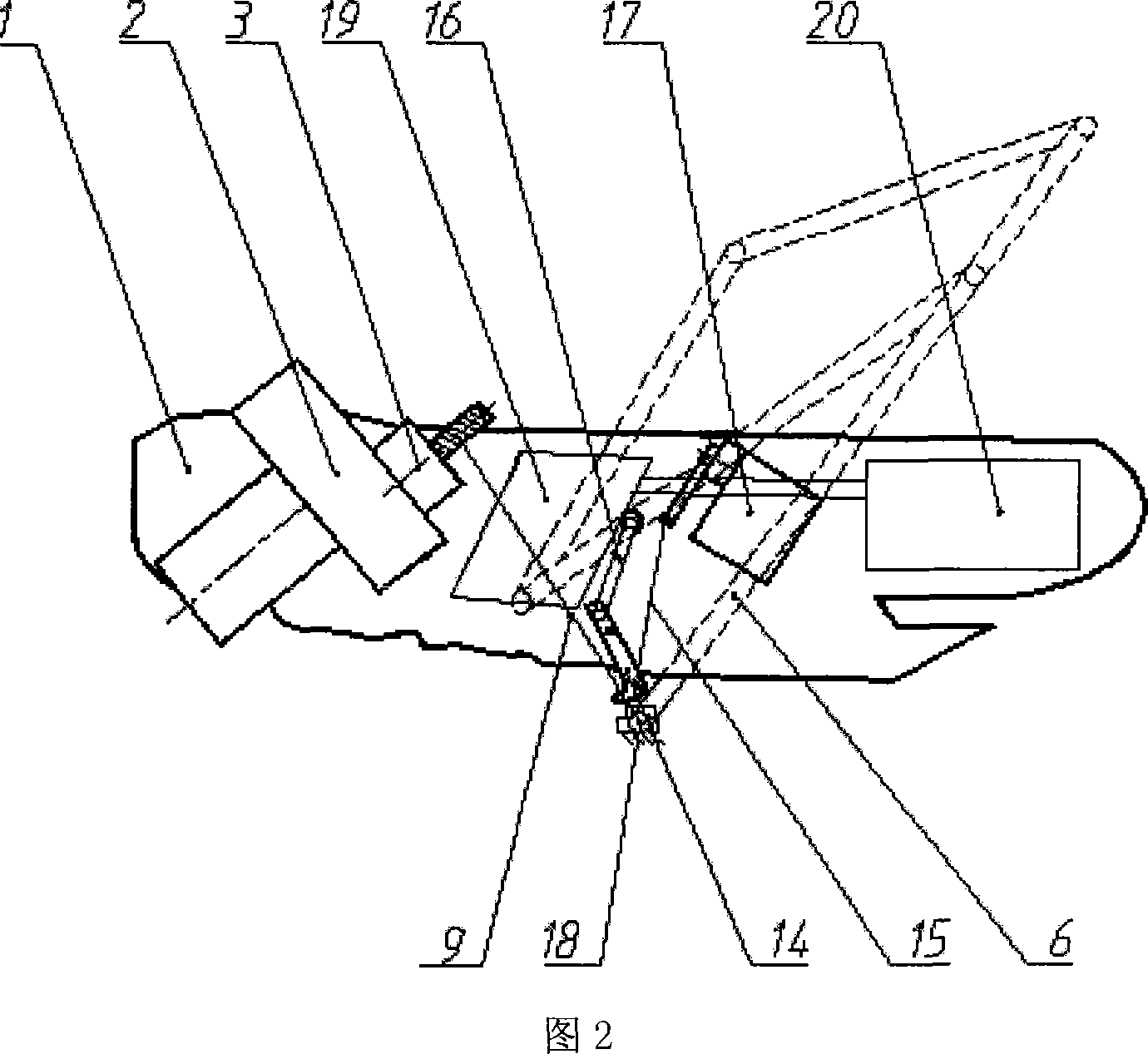 Bionic locust jumping robot