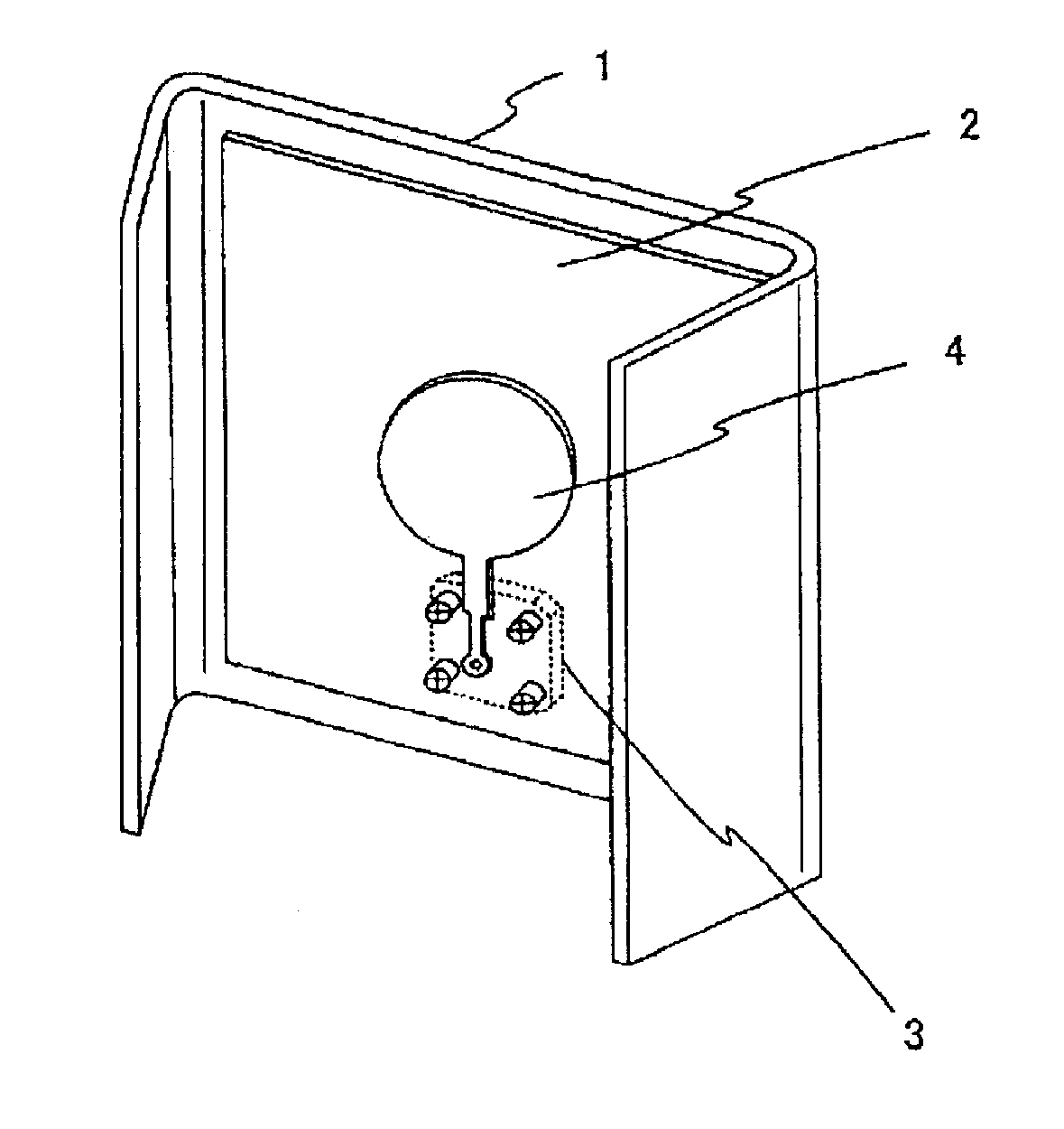 Patch antenna with metal walls