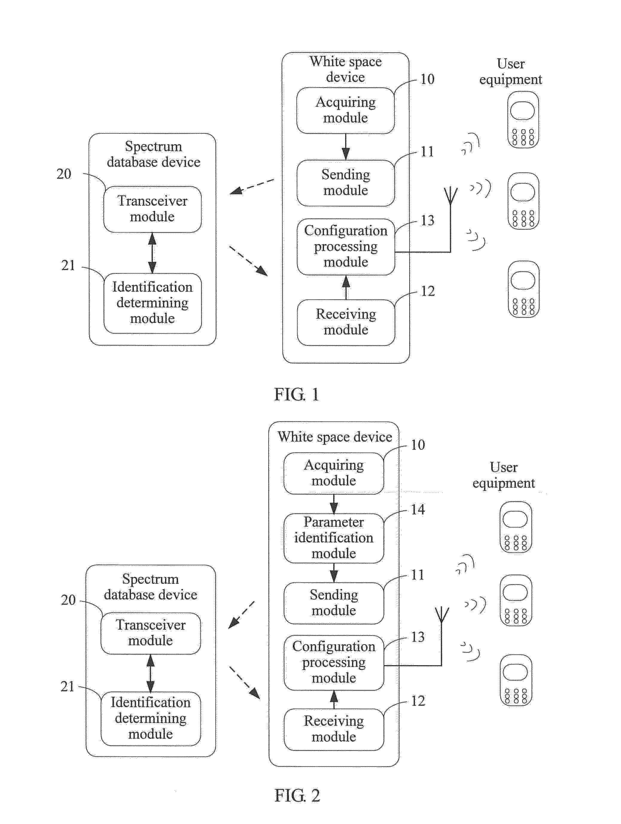 Spectrum update usage method and system, and white space device