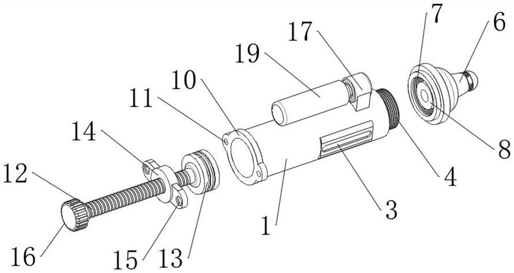 Newborn quantitative medicine feeding device for neonatology department