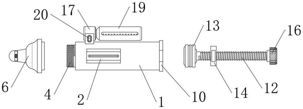 Newborn quantitative medicine feeding device for neonatology department