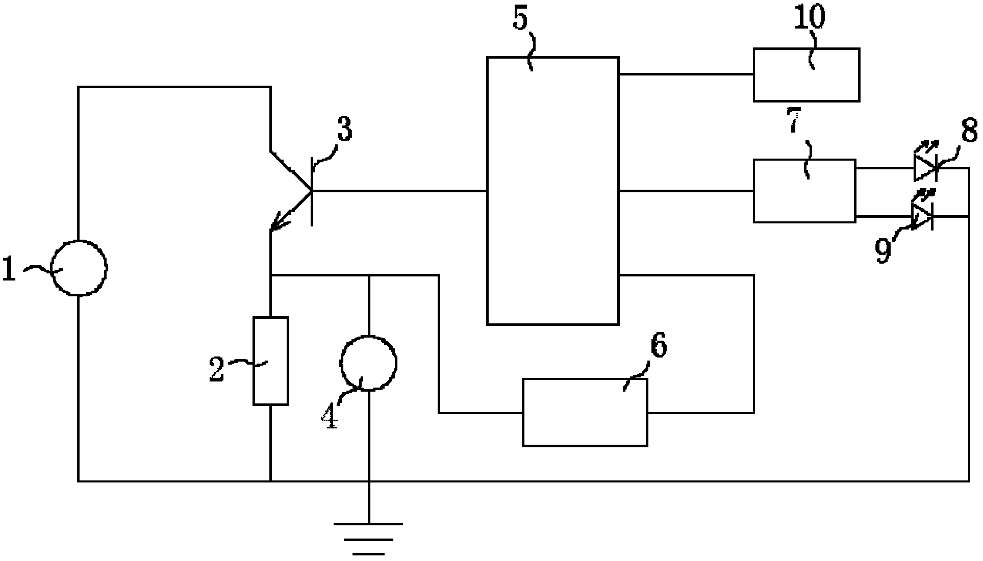 Electric quantity quick detection system of electric vehicle