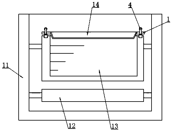 Sweet potato noodle steaming equipment with stable structure