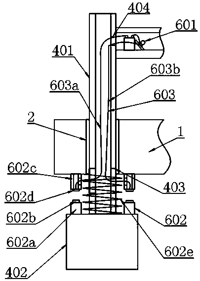 Sweet potato noodle steaming equipment with stable structure