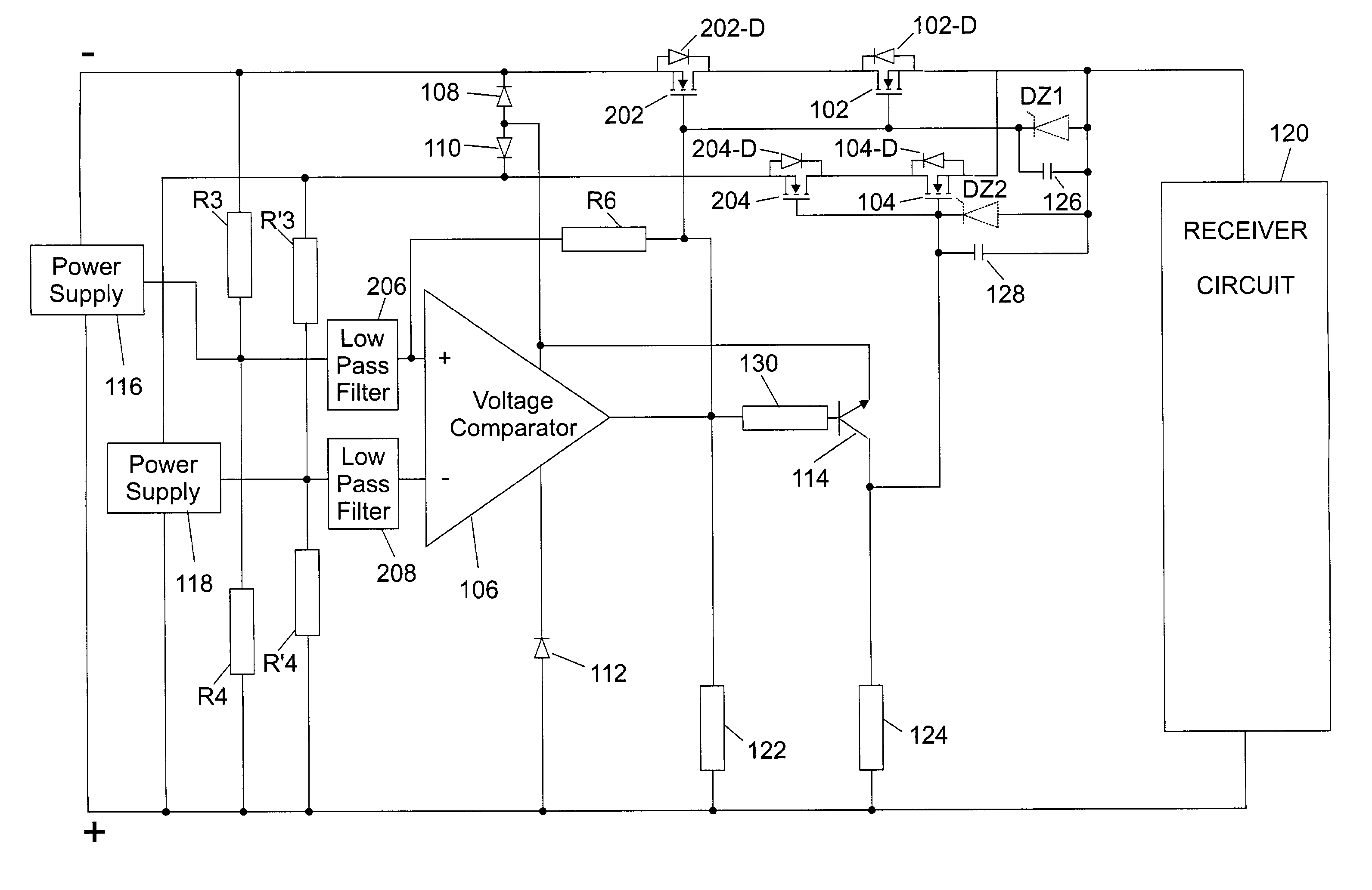 System and method for redundant power supply connection