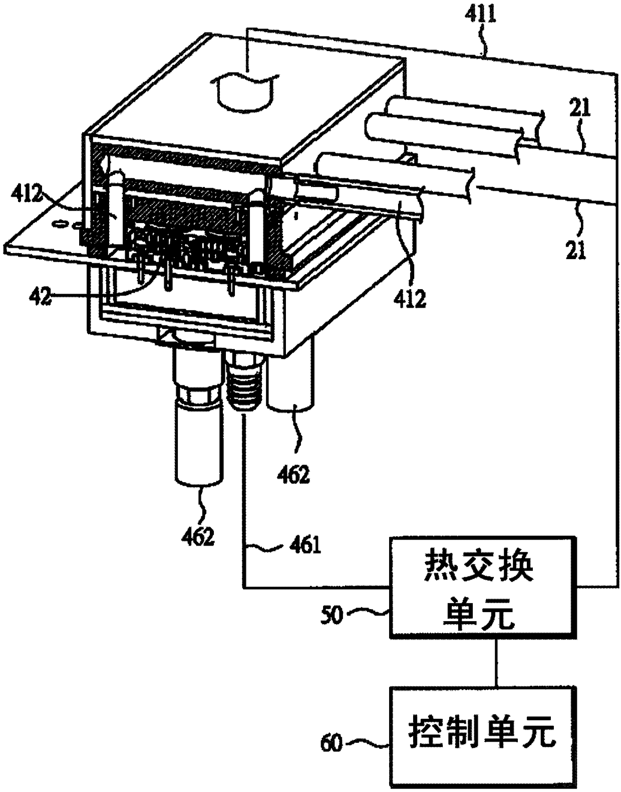 High- and low-temperature switching test module