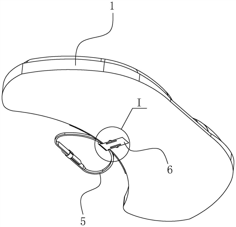 Mouse pad provided with thermoplastic elastomer