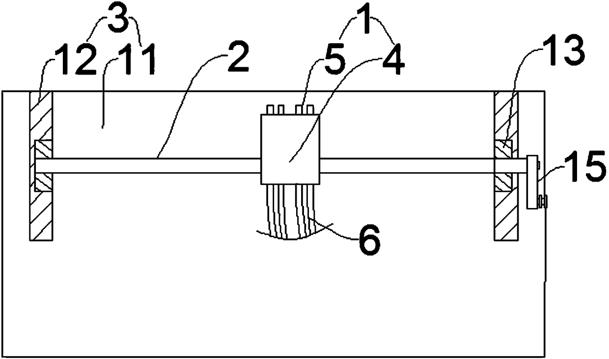 Gluing device for lithium battery winding machine