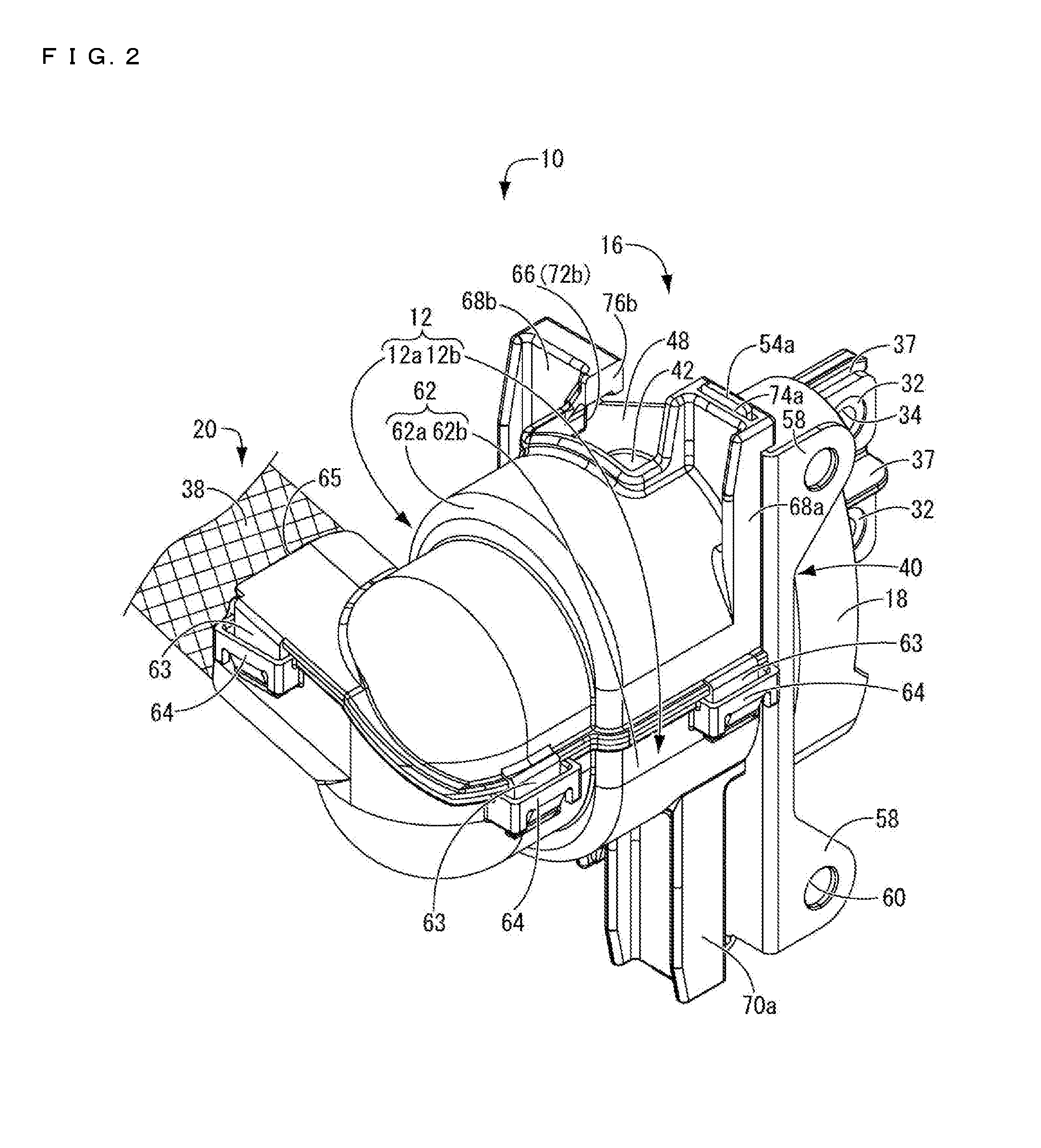 Wiring harness protector fixing structure