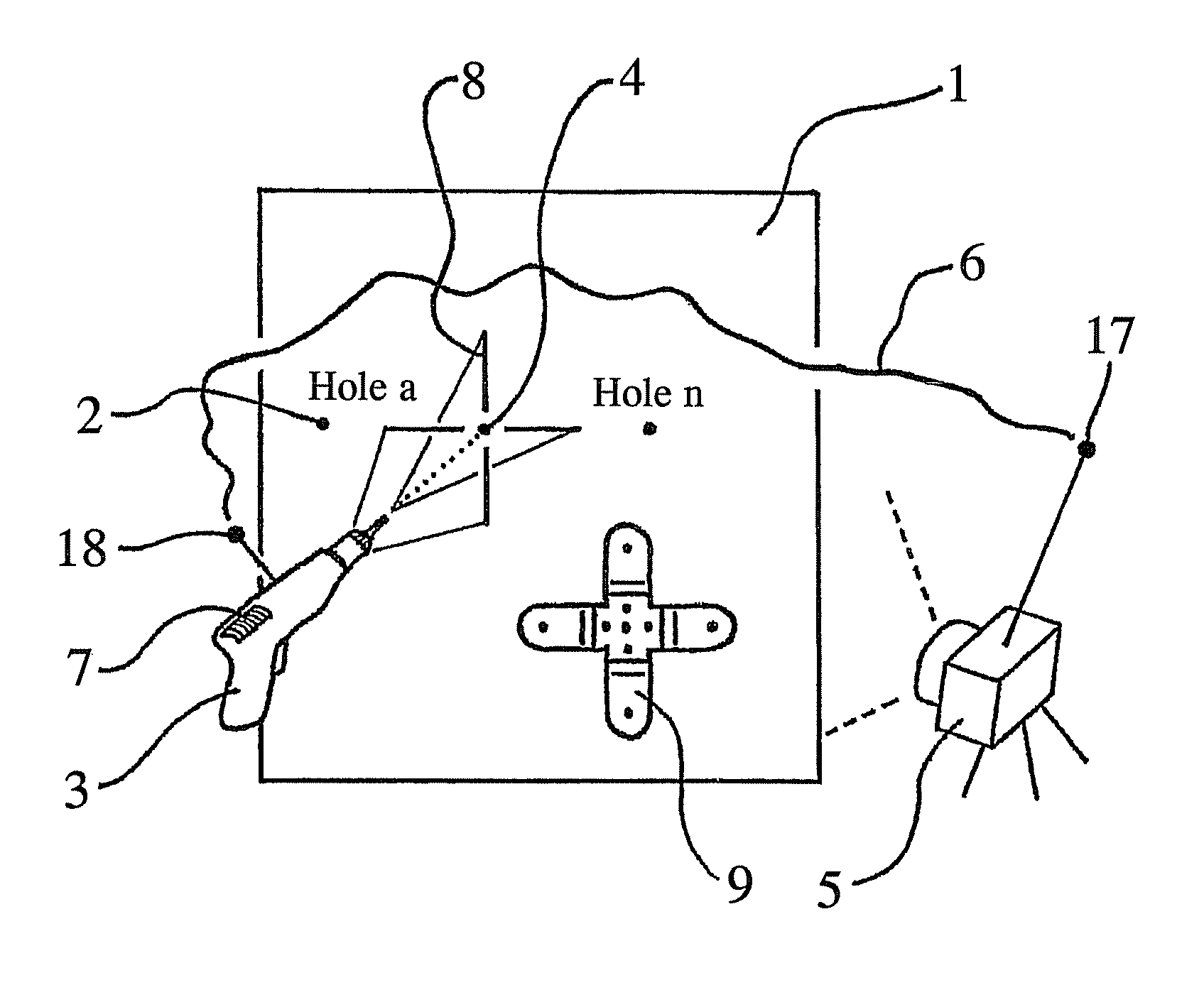 Processing method using an electric tool