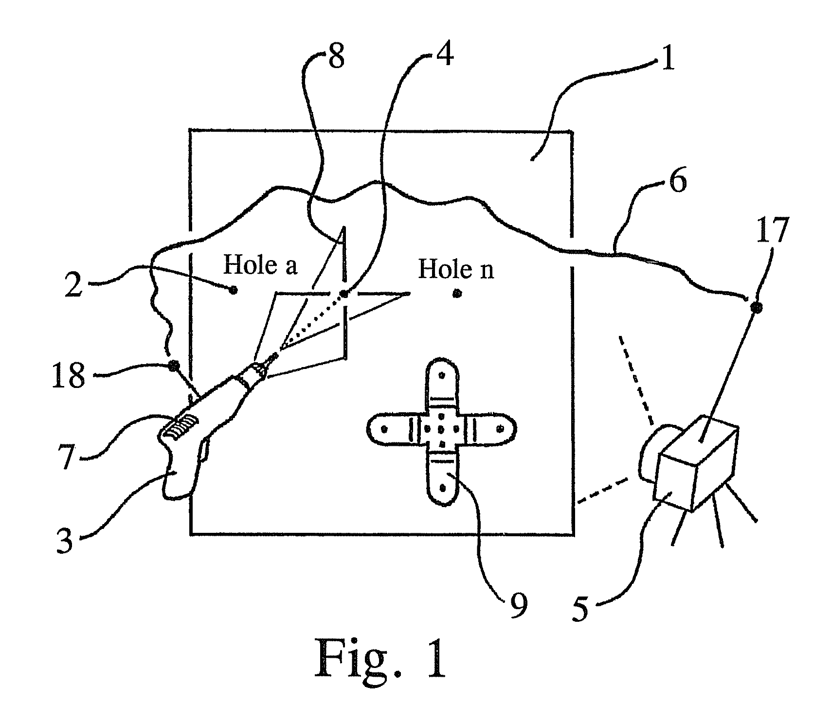 Processing method using an electric tool