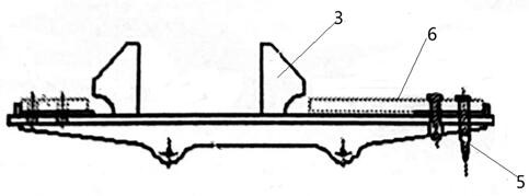 A method for installing a flange plate of a tire crane saddle beam jacking support