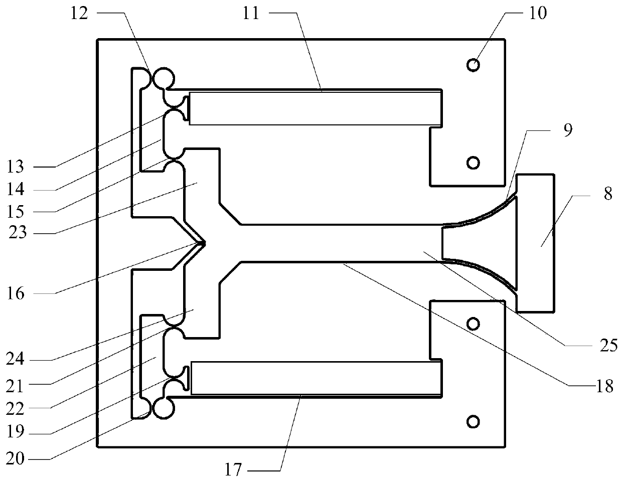 A micro-jet dispensing driving device