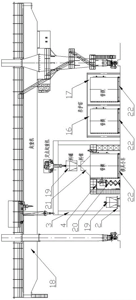 PCCP pipe core vertical molding method automatic production line