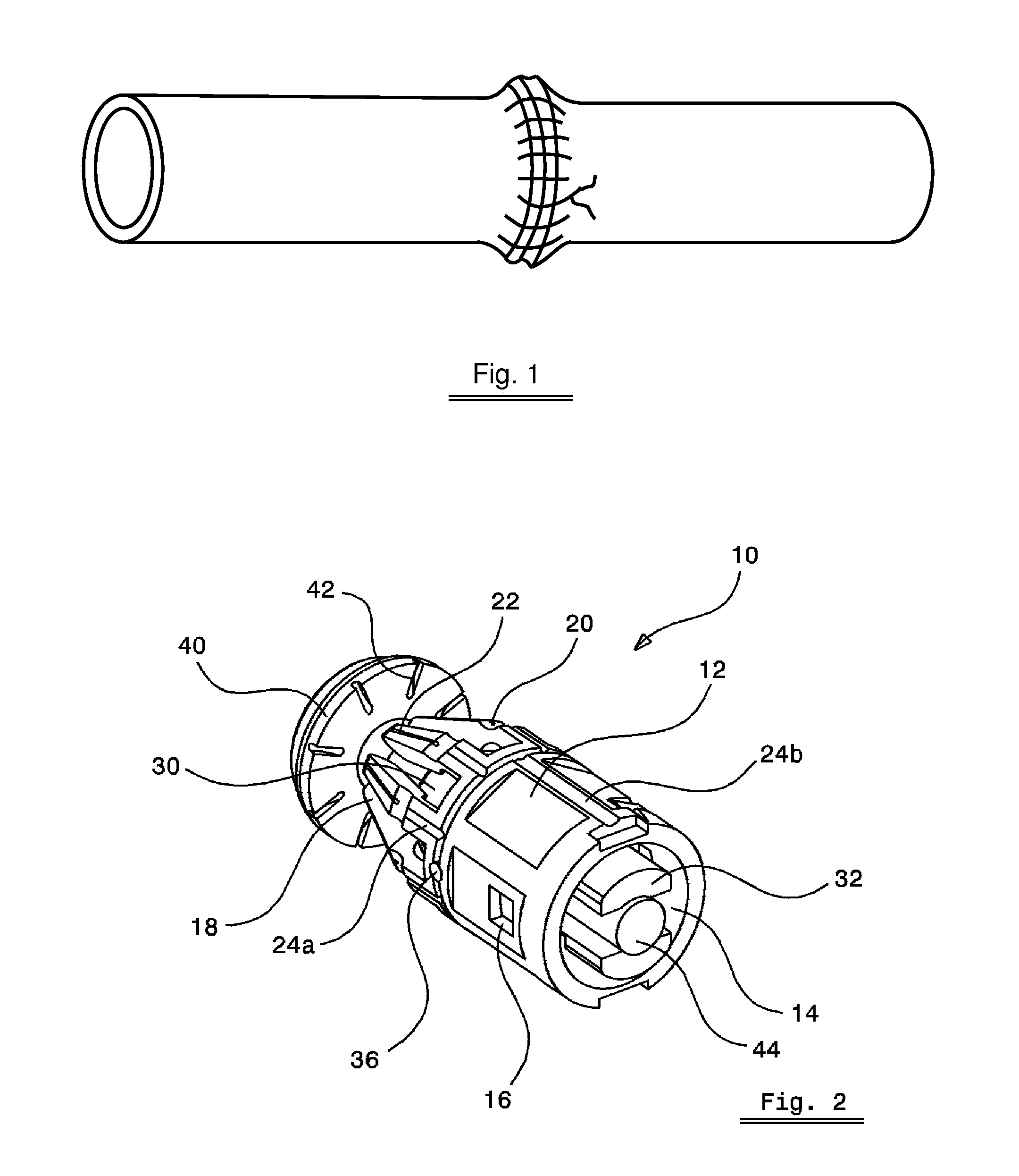 Device for performing end-to-end anastomosis