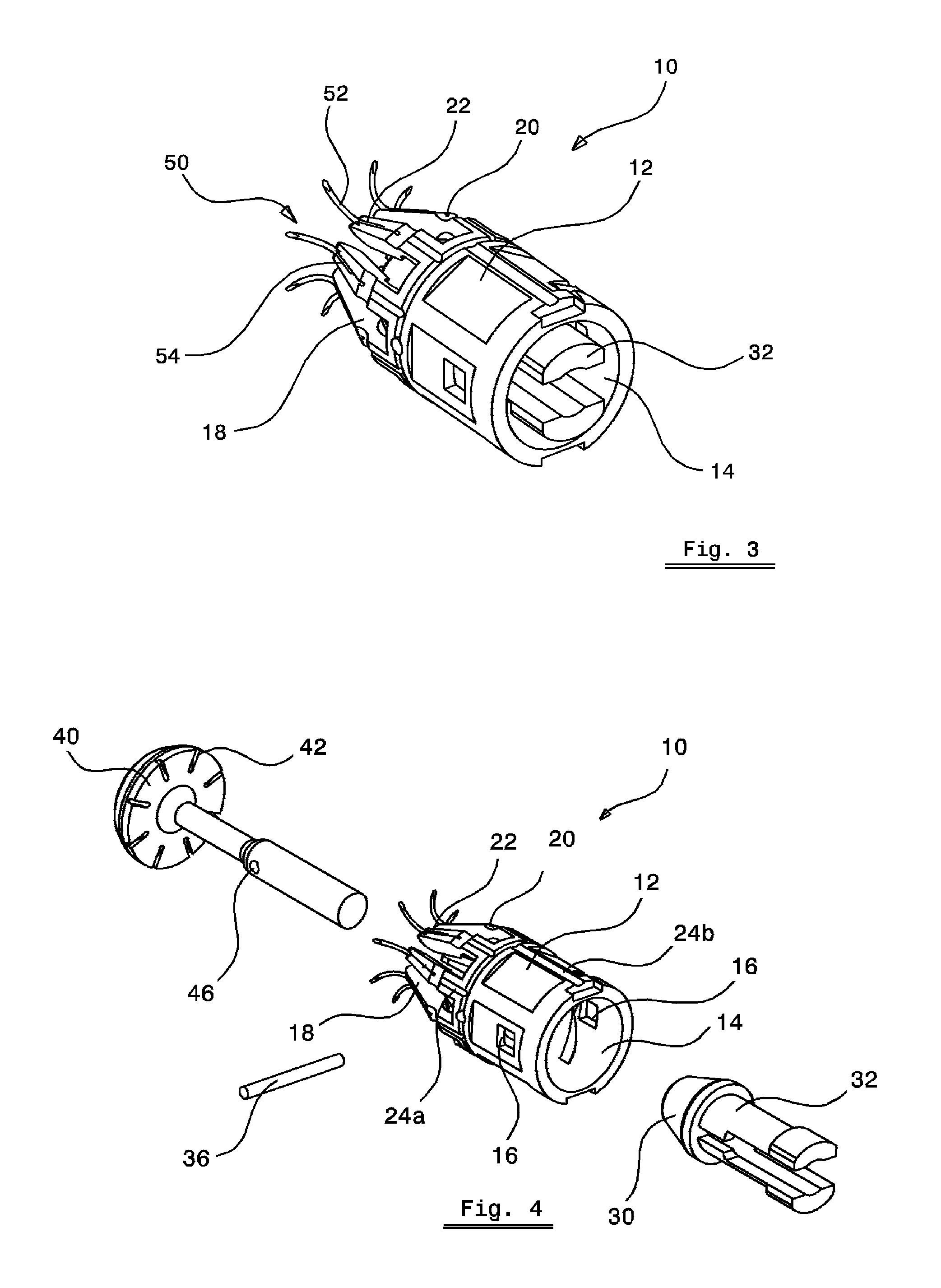 Device for performing end-to-end anastomosis