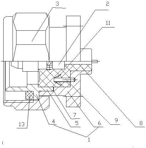 Novel radio frequency coaxial connector