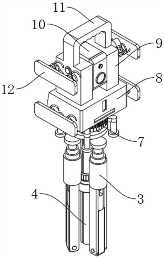 Multifunctional measuring device for engineering construction