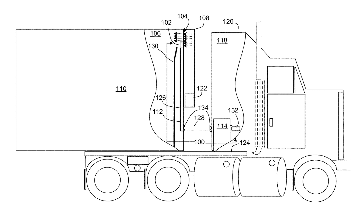 Air conditioning system for tractor trailers