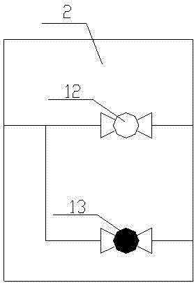 Ground high-low pressure mixed gas-liquid separation system based on multi-reservoir commingling production gas field